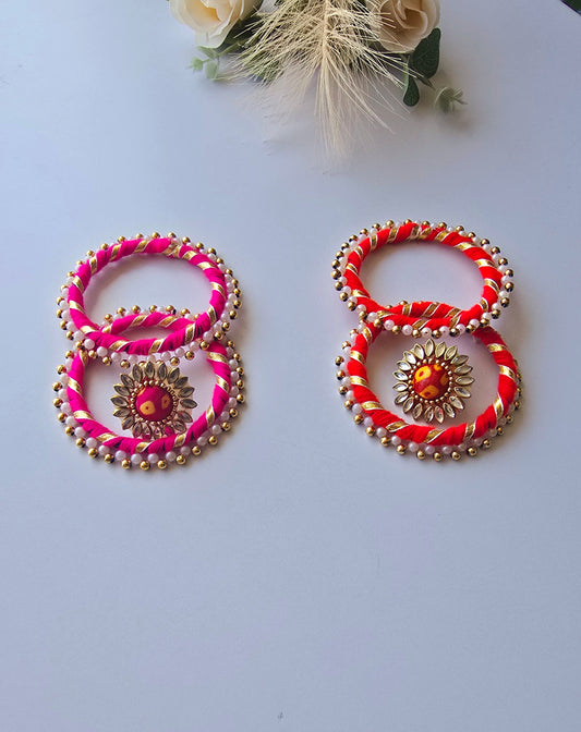 Decorative Bangle and Ring Set