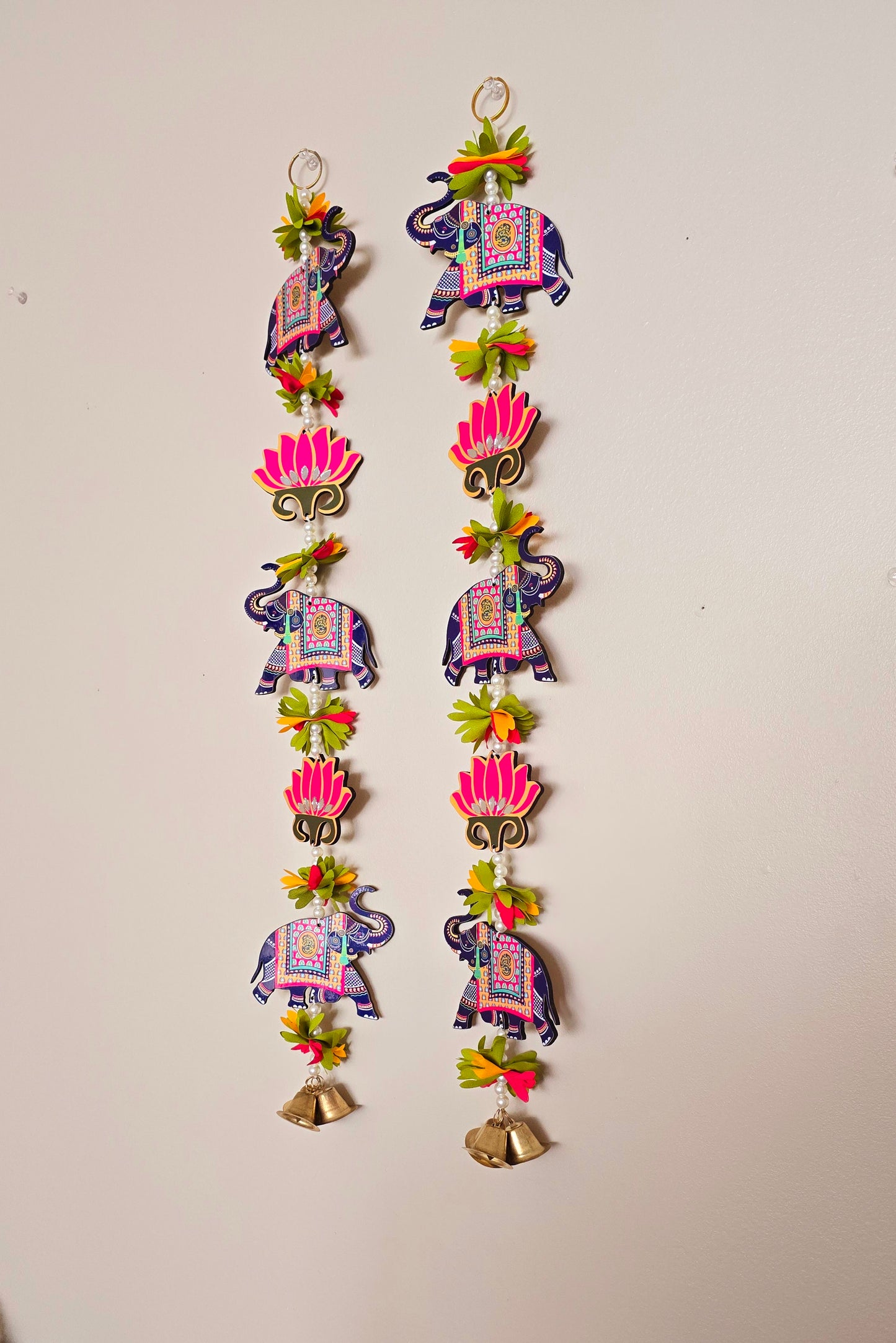 Elephant-Lotus-Elephant Hanging
