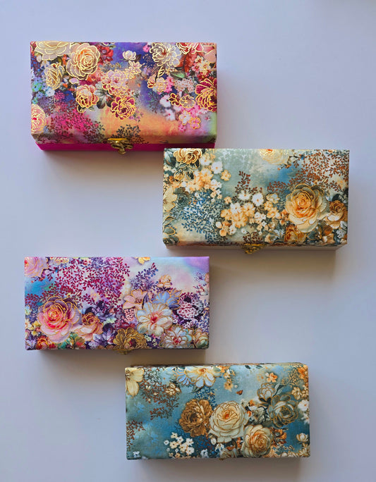 Floral Velvet Gift Box