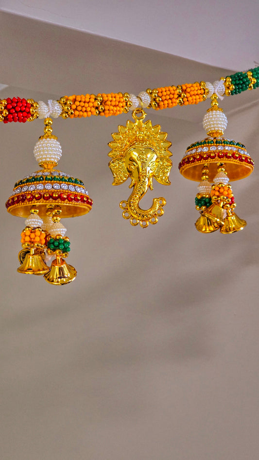 Ganesh Toran / Bandhanwar with side hangings