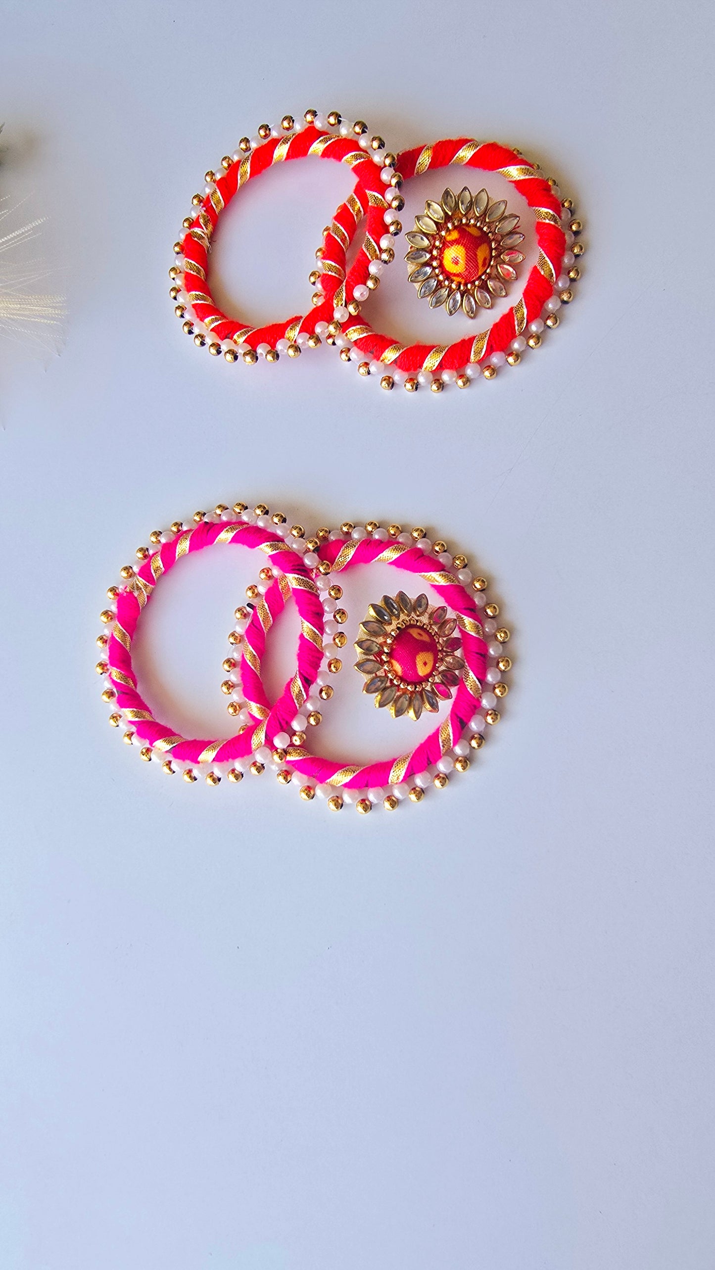 Decorative Bangle and Ring Set