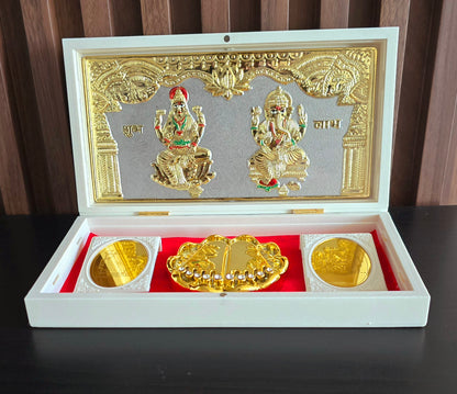 Premium Laxmi Ganesh Box – Sandalwood-Scented