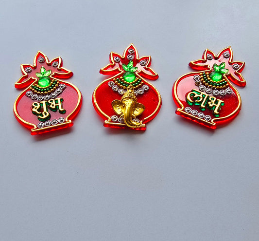 Acrylic Shubh Labh Kalash Shape