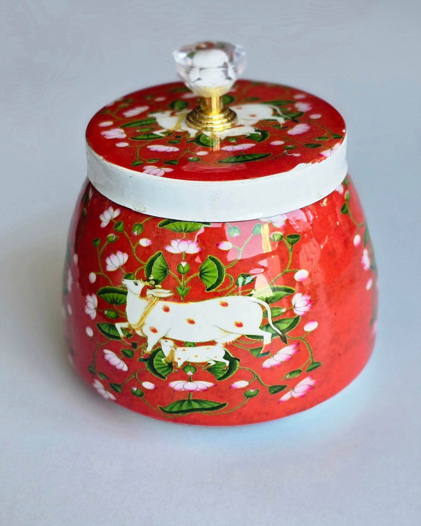 Pichwai Metal Jars